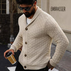 Men's New Fashion Sweater Cardigan, Warm Knitwear for Fall & Winter, Stylish High-End Feel, Perfect for Casual Wear