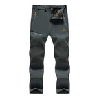 Men's Winter Pants Fleece Lined Ski Snow Pants Water Resistant 4 Zip Pockets Outdoor Work Pants FallFreshness Outdoorfun