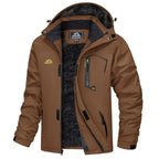 Abrigos de invierno para hombre, chaquetas de esquí y nieve resistentes al agua, chaquetas de forro polar cálidas, parkas, chubasqueros con múltiples bolsillos, ropa deportiva atlética, ropa deportiva al aire libre, diversión al aire libre