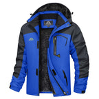 Abrigos de invierno para hombre, chaquetas de esquí y nieve resistentes al agua, chaquetas de forro polar cálidas, parkas, chubasqueros con múltiples bolsillos, ropa deportiva atlética, ropa deportiva al aire libre, diversión al aire libre