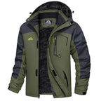 Abrigos de invierno para hombre, chaquetas de esquí y nieve resistentes al agua, chaquetas de forro polar cálidas, parkas, chubasqueros con múltiples bolsillos, ropa deportiva atlética, ropa deportiva al aire libre, diversión al aire libre
