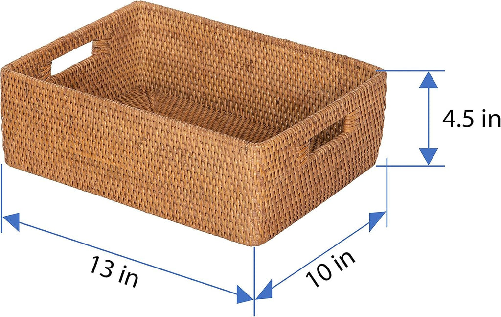Cesta de estante de rat�n Laguna