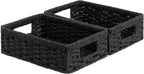 Medium Water Hyacinth Storage Baskets - Set of 2
