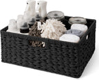 Wicker Storage Baskets for Shelves