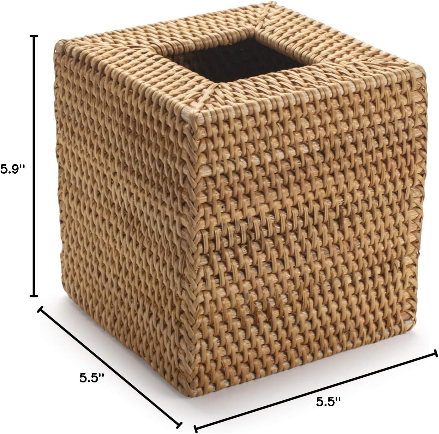 Cubierta de caja de pa�uelos de rat�n natural