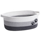 Cesta tejida para mascotas y guarder�a en color marr�n mixto
