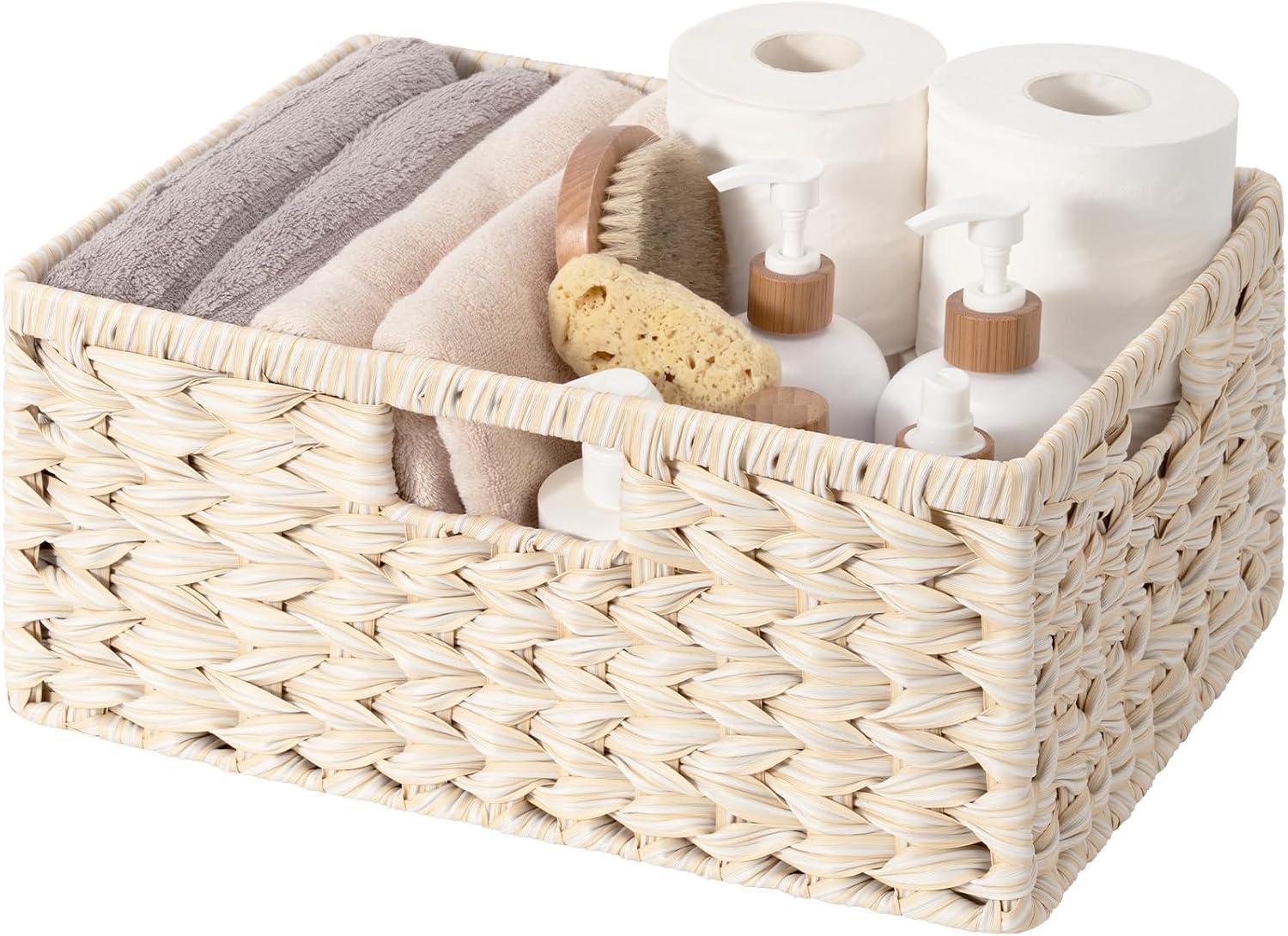 Wicker Storage Baskets for Shelves