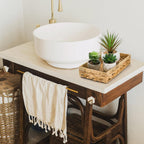 Water Hyacinth Vanity Trays - Set of 3