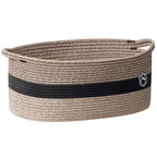 Cesta tejida para mascotas y guarder�a en color marr�n mixto