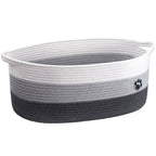 Cesta tejida para mascotas y guarder�a en color marr�n mixto
