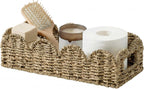 Cesta de papel higi�nico de jacinto de agua con asas