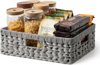 Wicker Storage Baskets for Shelves