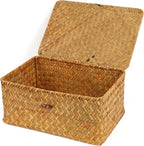 Cesta peque�a de algas marinas con tapa