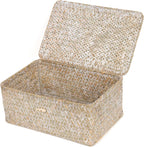 Cesta peque�a de algas marinas con tapa