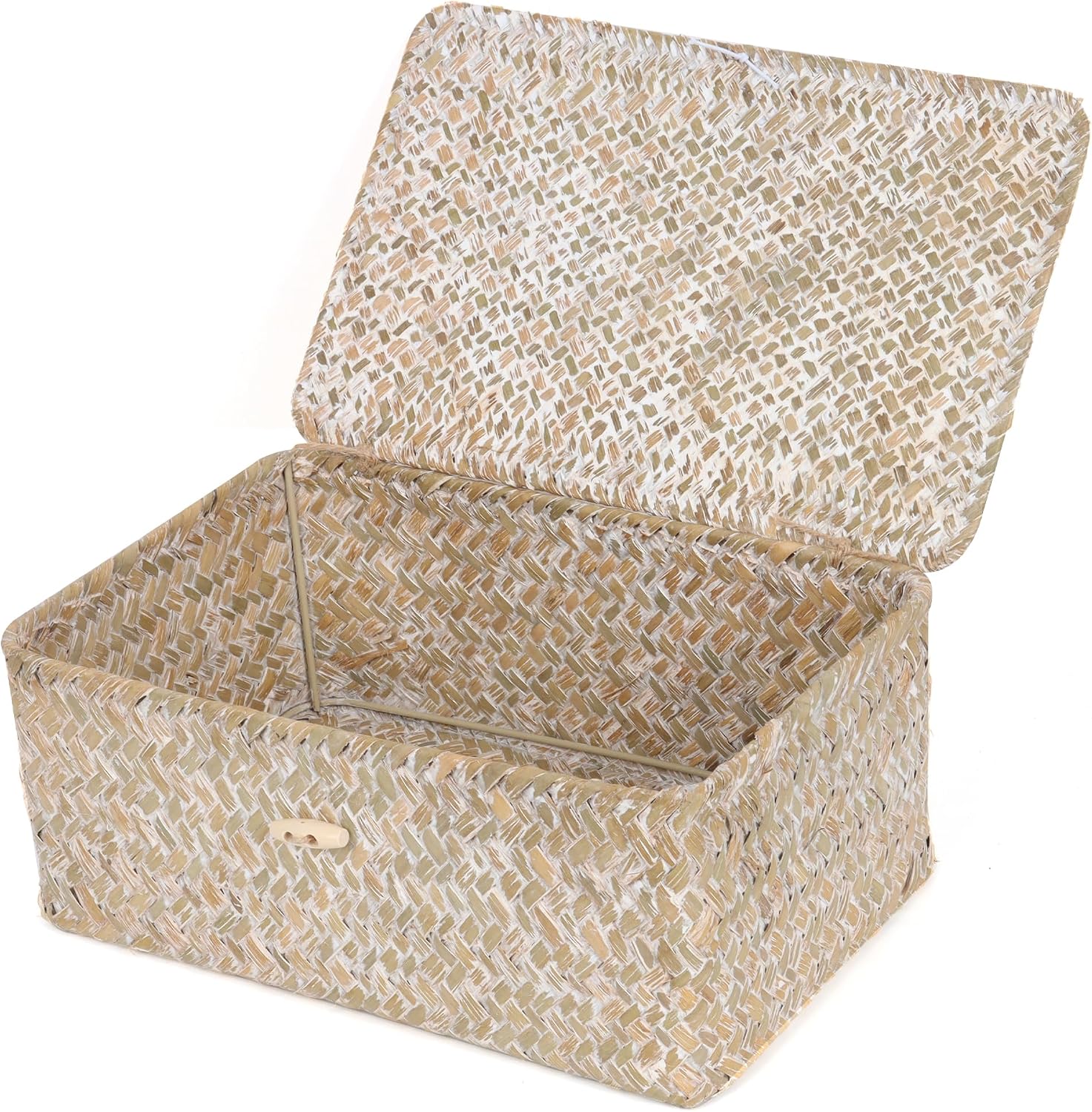 Cesta peque�a de algas marinas con tapa