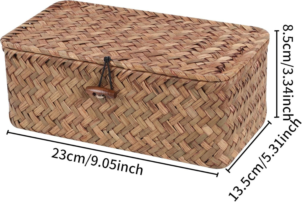 Cesta peque�a de algas marinas con tapa
