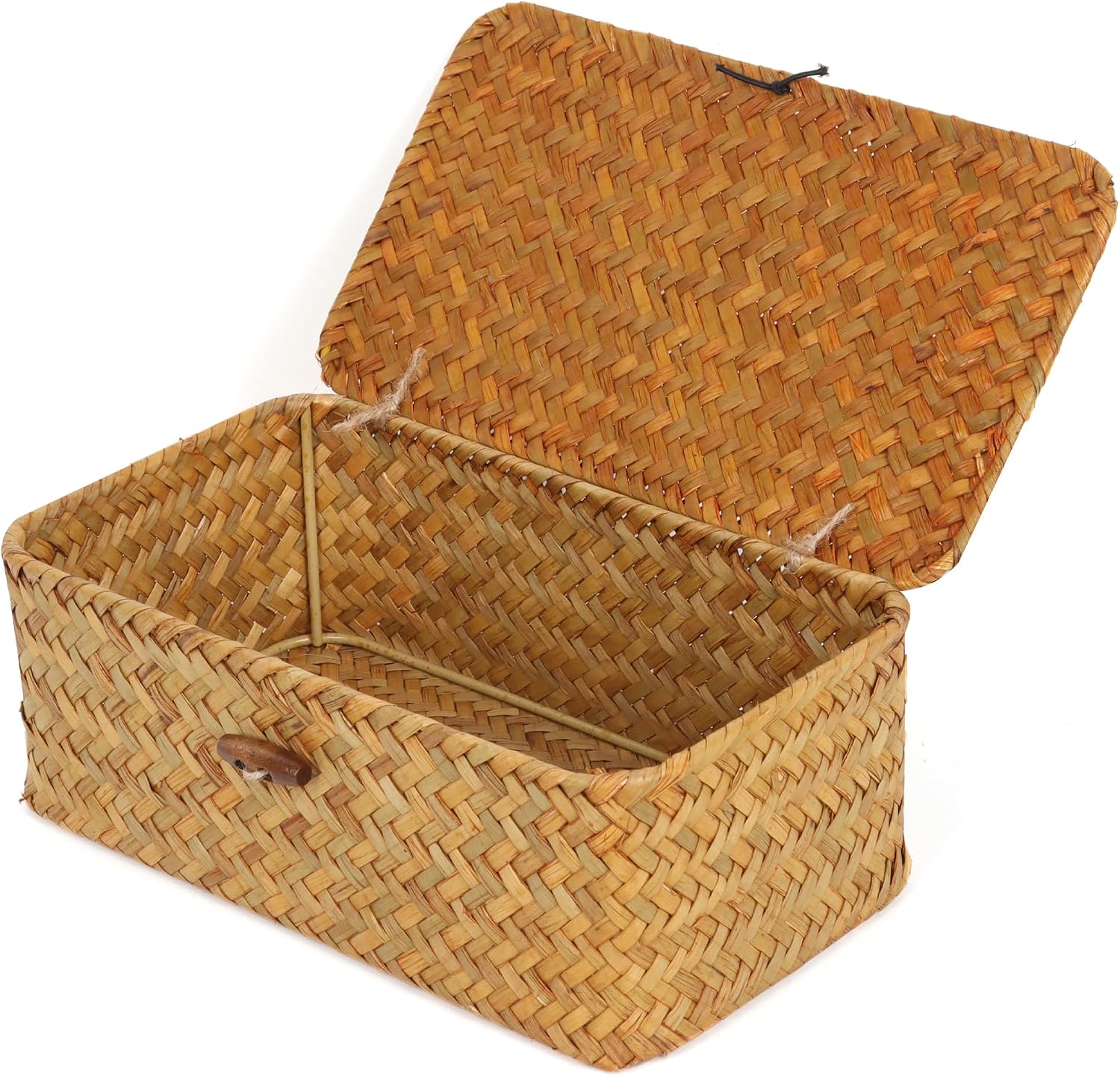 Cesta peque�a de algas marinas con tapa