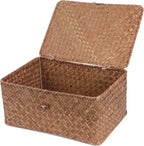 Cesta peque�a de algas marinas con tapa