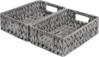 Wicker Storage Baskets for Shelves