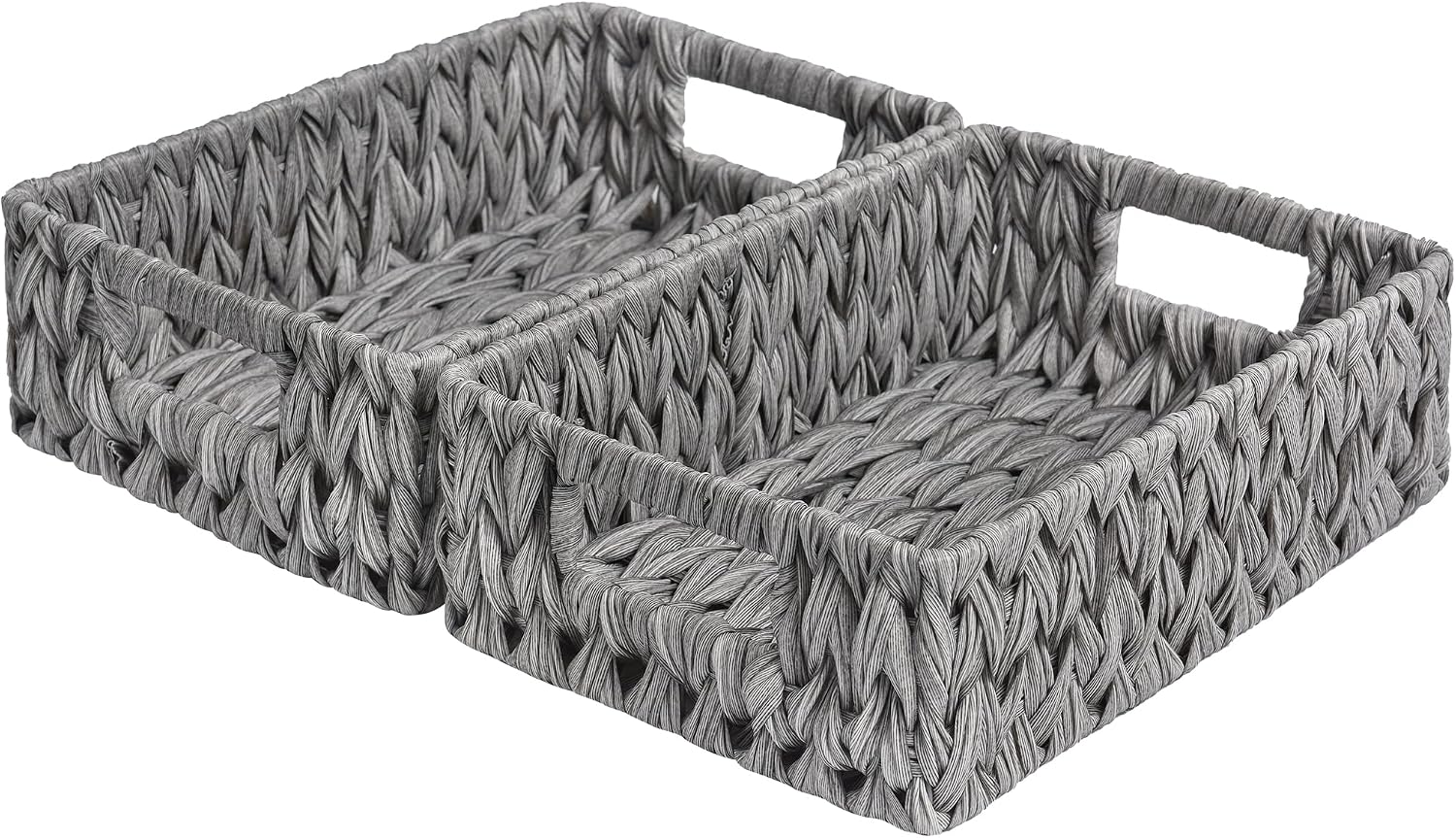 Wicker Storage Baskets for Shelves