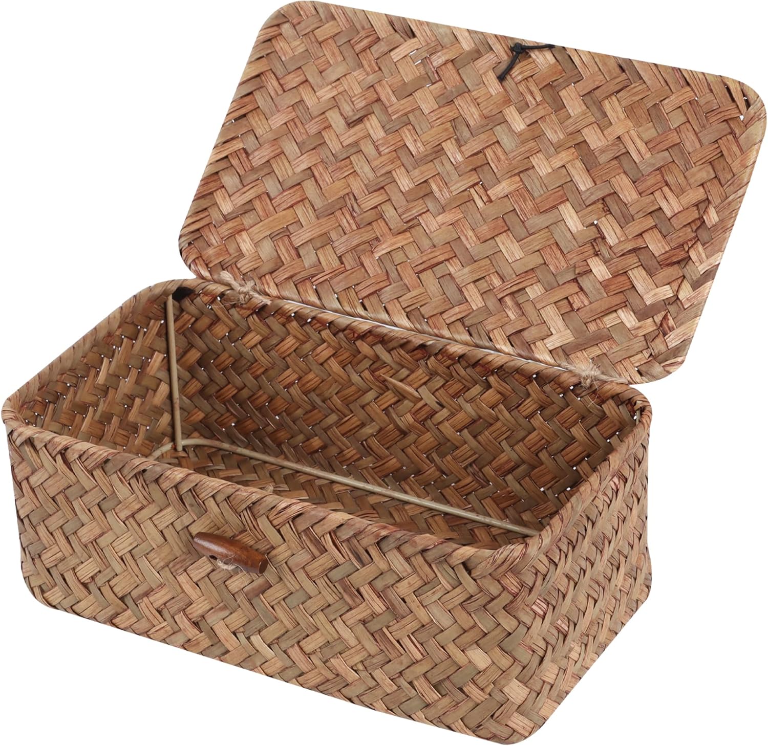 Cesta peque�a de algas marinas con tapa