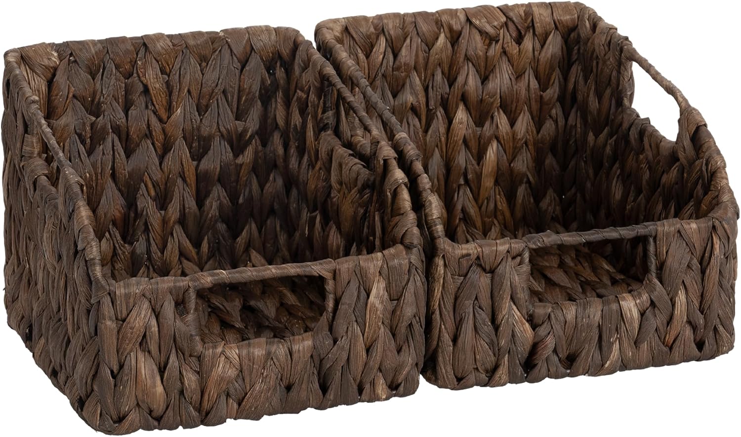 Water Hyacinth Pantry Baskets - Set of 2
