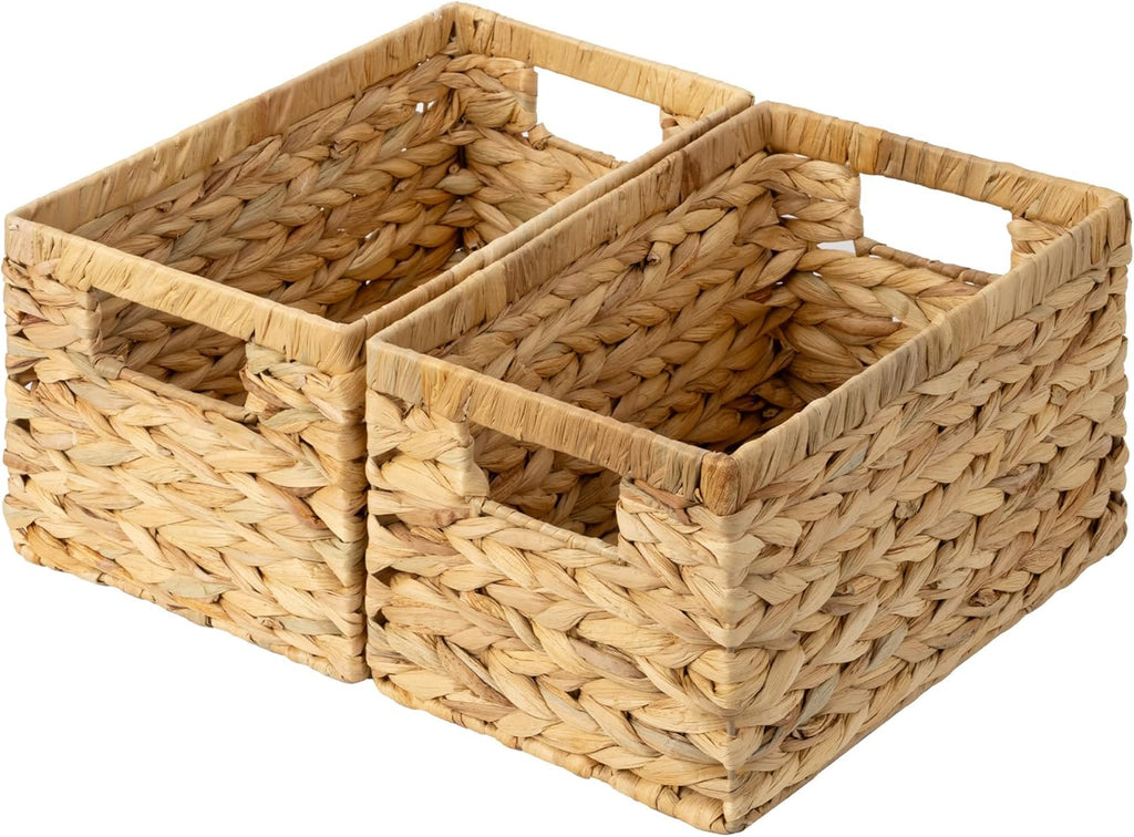 Wicker Storage Baskets for Shelves