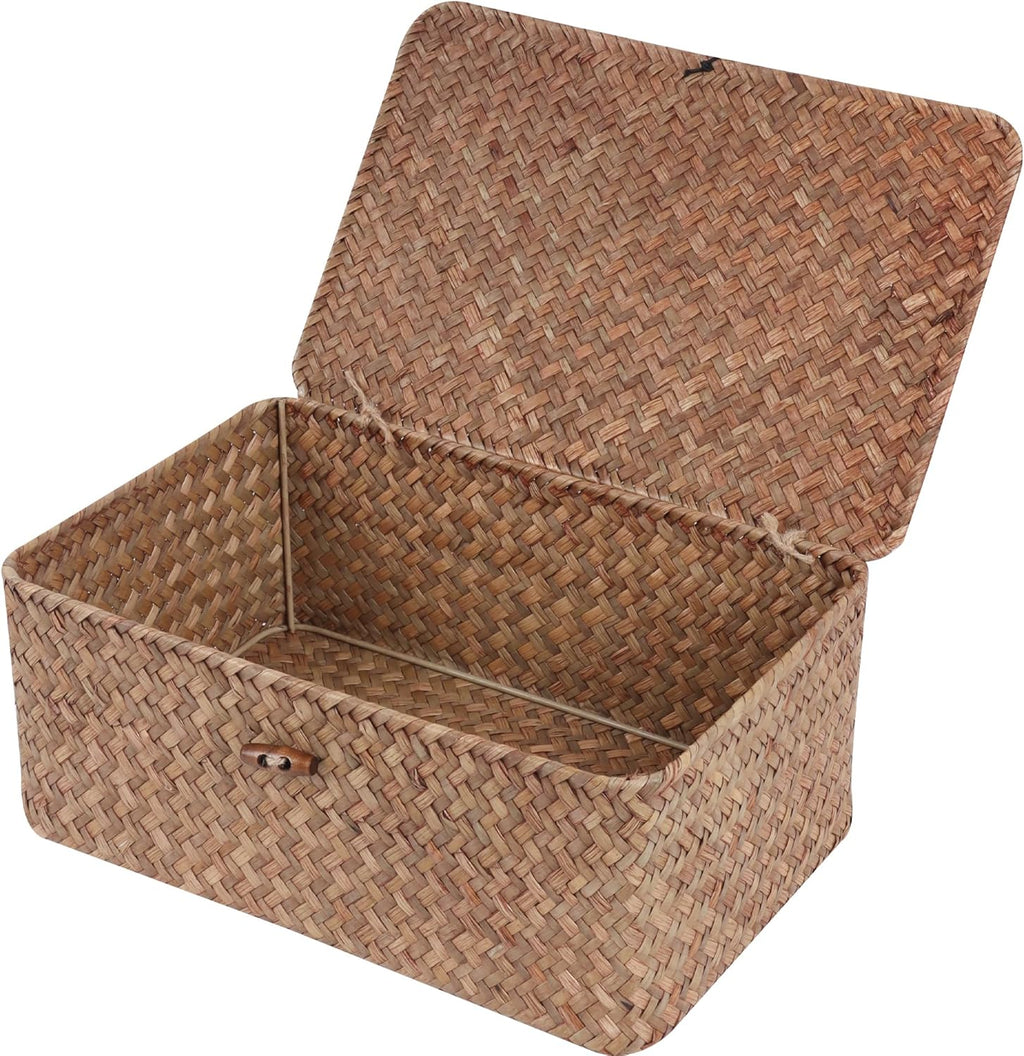 Cesta peque�a de algas marinas con tapa