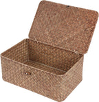 Cesta peque�a de algas marinas con tapa