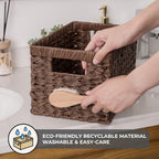Wicker Storage Baskets for Shelves