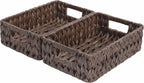 Wicker Storage Baskets for Shelves