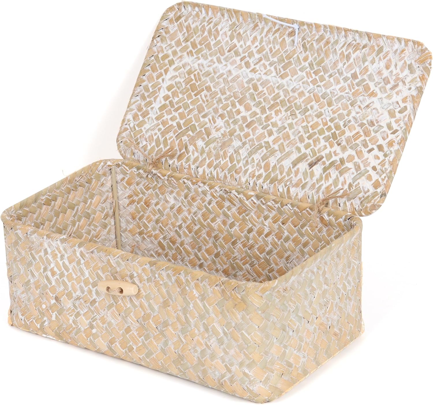 Cesta peque�a de algas marinas con tapa