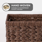 Wicker Storage Baskets for Shelves