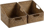 Water Hyacinth Pantry Baskets - Set of 2