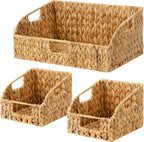 Water Hyacinth Pantry Baskets - Set of 2