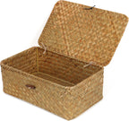 Cesta peque�a de algas marinas con tapa