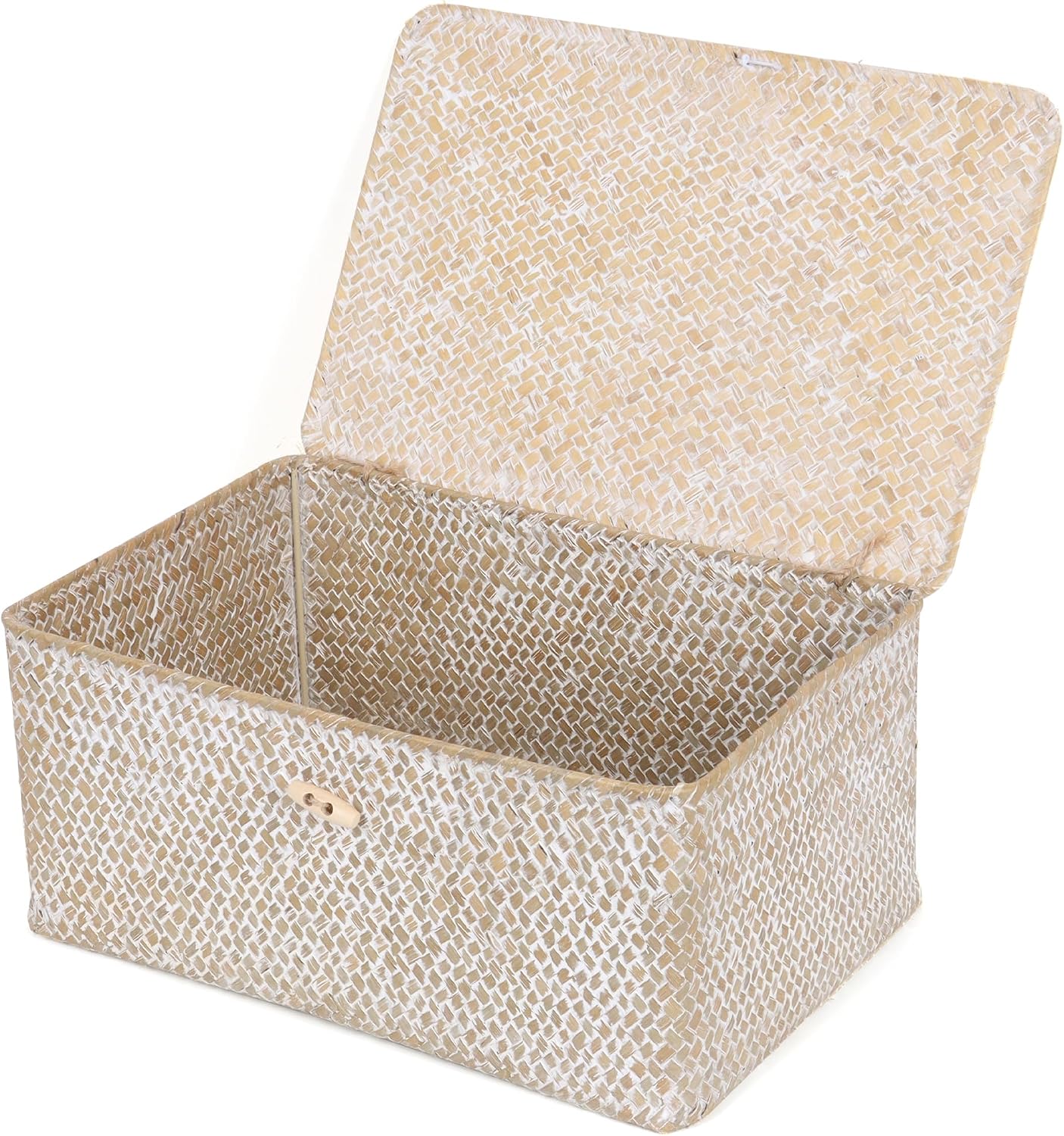 Cesta peque�a de algas marinas con tapa