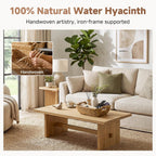 Large Water Hyacinth Storage Baskets - Set of 2