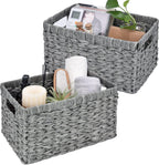 Wicker Storage Baskets for Shelves