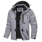 Abrigos de invierno para hombre, chaquetas de esquí y nieve resistentes al agua, chaquetas de forro polar cálidas, parkas, chubasqueros con múltiples bolsillos, ropa deportiva atlética, ropa deportiva al aire libre, diversión al aire libre