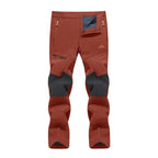 Men's Winter Pants Fleece Lined Ski Snow Pants Water Resistant 4 Zip Pockets Outdoor Work Pants FallFreshness Outdoorfun