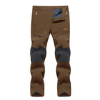 Men's Winter Pants Fleece Lined Ski Snow Pants Water Resistant 4 Zip Pockets Outdoor Work Pants FallFreshness Outdoorfun