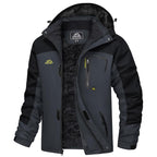 Abrigos de invierno para hombre, chaquetas de esquí y nieve resistentes al agua, chaquetas de forro polar cálidas, parkas, chubasqueros con múltiples bolsillos, ropa deportiva atlética, ropa deportiva al aire libre, diversión al aire libre