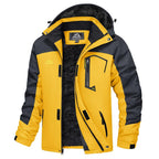 Abrigos de invierno para hombre, chaquetas de esquí y nieve resistentes al agua, chaquetas de forro polar cálidas, parkas, chubasqueros con múltiples bolsillos, ropa deportiva atlética, ropa deportiva al aire libre, diversión al aire libre