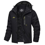Abrigos de invierno para hombre, chaquetas de esquí y nieve resistentes al agua, chaquetas de forro polar cálidas, parkas, chubasqueros con múltiples bolsillos, ropa deportiva atlética, ropa deportiva al aire libre, diversión al aire libre